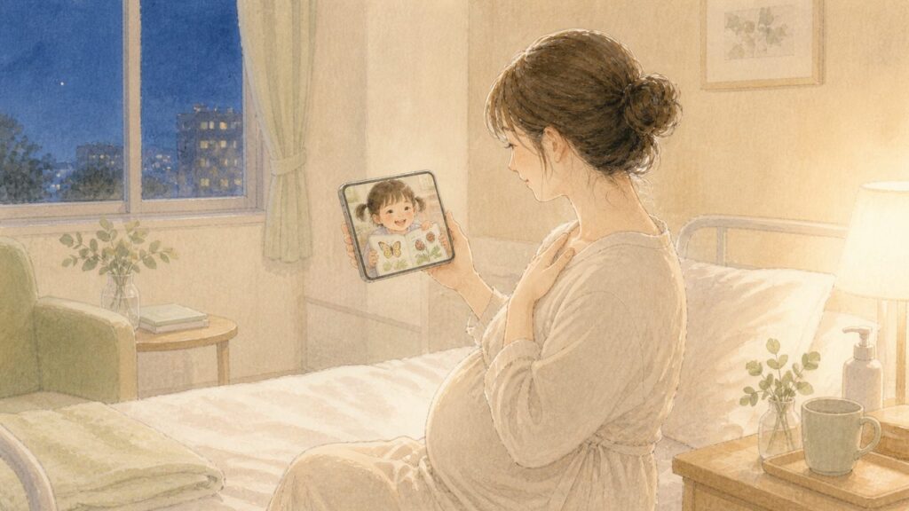 管理入院中、1歳の上の子に毎晩電話した｜寂しがっていたのは私のほうだった